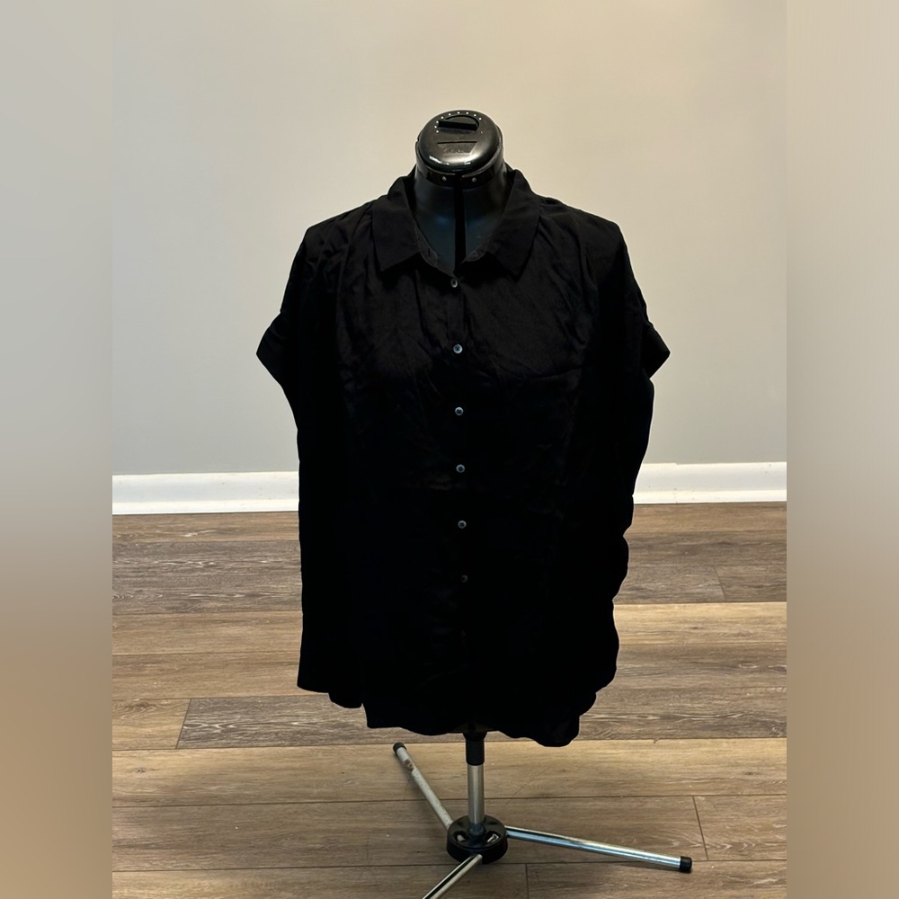 Madewell Black Button Down Shirt